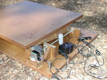 stepper motor with power supply