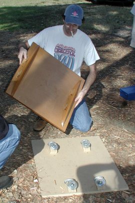 paul shows the underside of the top platform